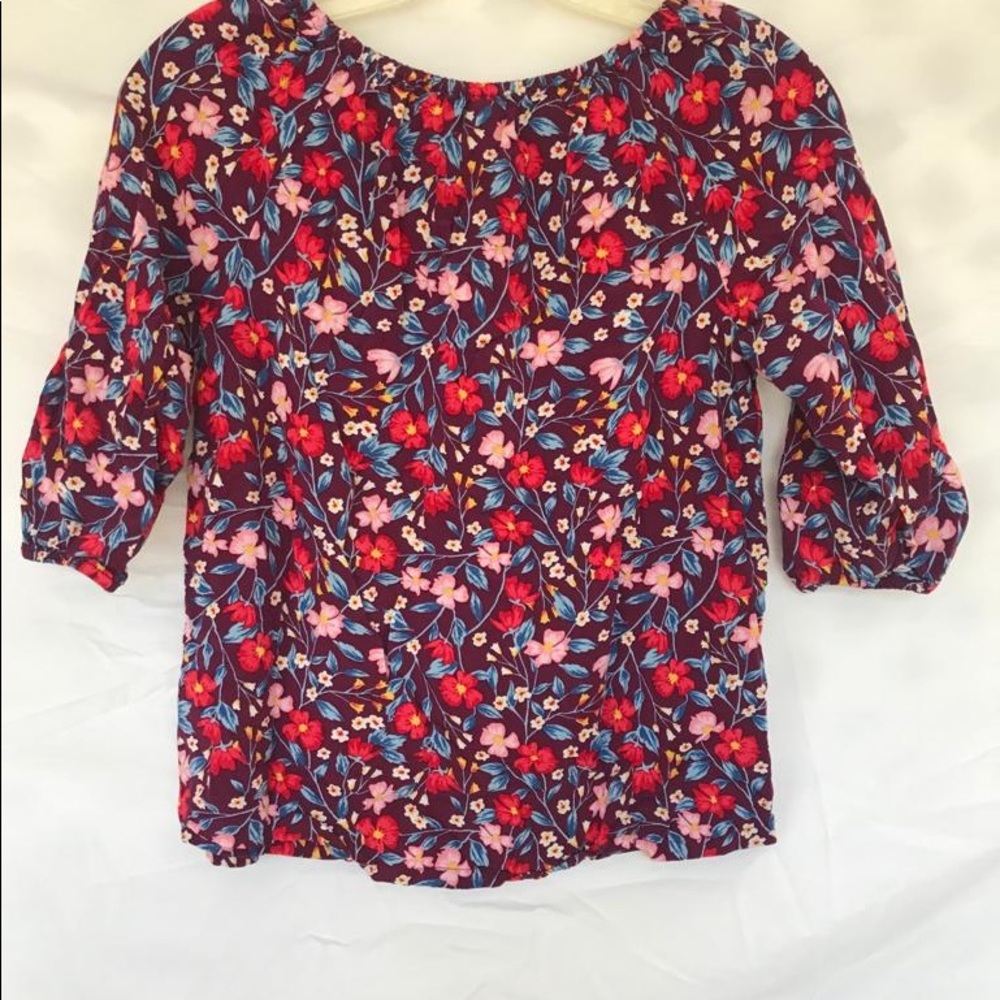 Floral cute top